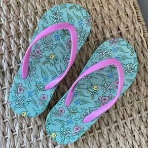 Cat & Jack kids flip flop sandals size 13-1 year old girls